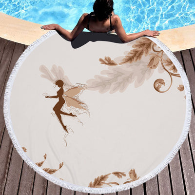 Toalla de Playa Redonda Microfiber con Borlas - Suavidad Premium - Image 14