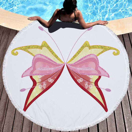 Toalla de Playa Redonda Microfiber con Borlas - Suavidad Premium - Image 17
