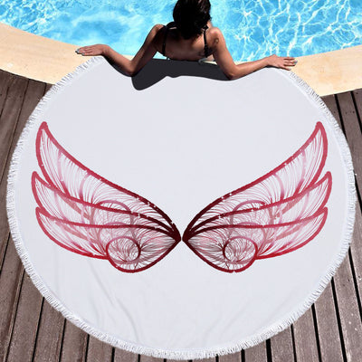 Toalla de Playa Redonda Microfiber con Borlas - Suavidad Premium - Image 19