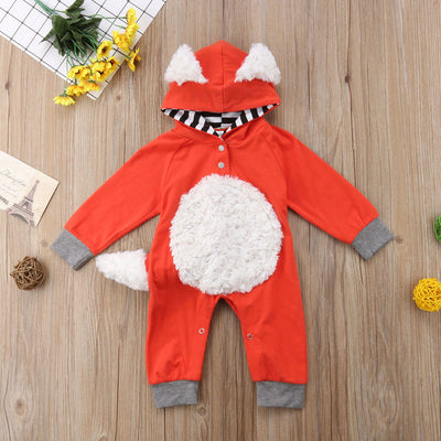 Mameluco Infantil con Capucha Diseño Zorro - Image 8