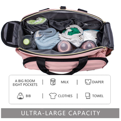 Bolsa Multifuncional 3 en 1: Cuna Portátil, Mochila y Bolso Mensajero - Image 7