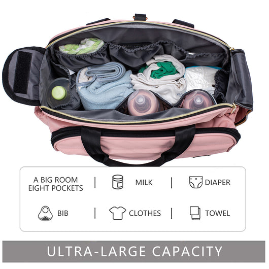 Bolsa Multifuncional 3 en 1: Cuna Portátil, Mochila y Bolso Mensajero - Image 7
