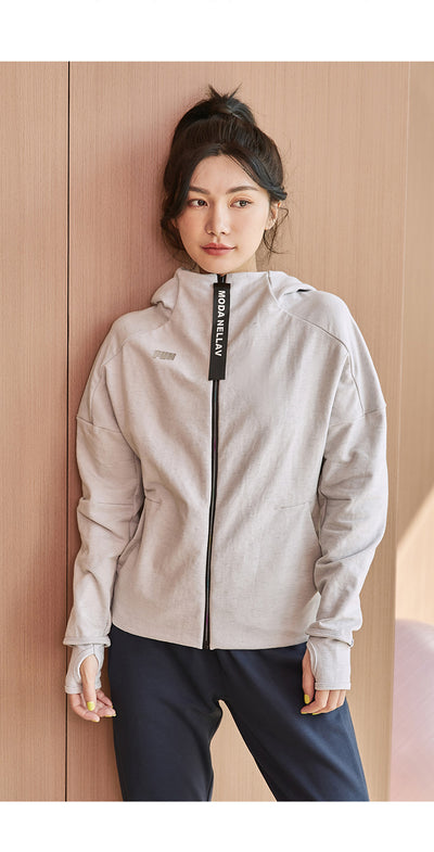 Chamarra Deportiva Mujer Quick Dry con Capucha y Cierre - Image 7