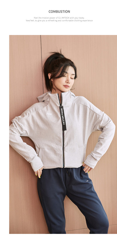 Chamarra Deportiva Mujer Quick Dry con Capucha y Cierre - Image 14