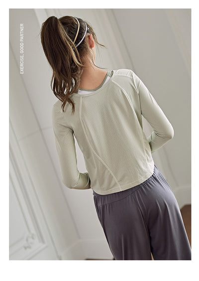 Sudadera Deportiva Suelta Transpirable de Secado Rápido para Mujer - Image 10