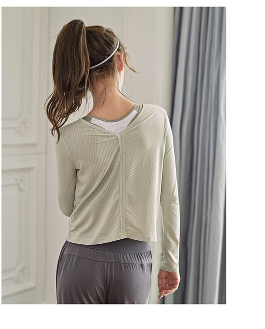 Sudadera Deportiva Suelta Transpirable de Secado Rápido para Mujer - Image 13