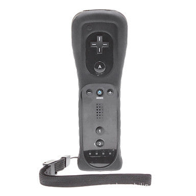 White Wii remote with a light blue silicone sleeve and a white Nunchuk controller with a grey wrist strap. - Image 13
