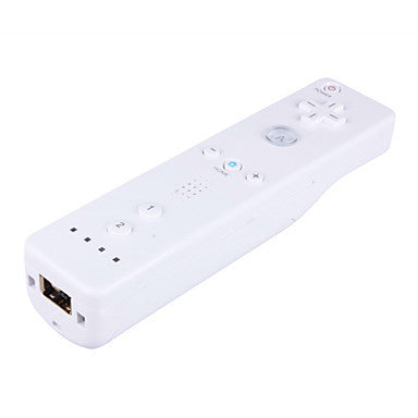 White Wii remote with a light blue silicone sleeve and a white Nunchuk controller with a grey wrist strap. - Image 17