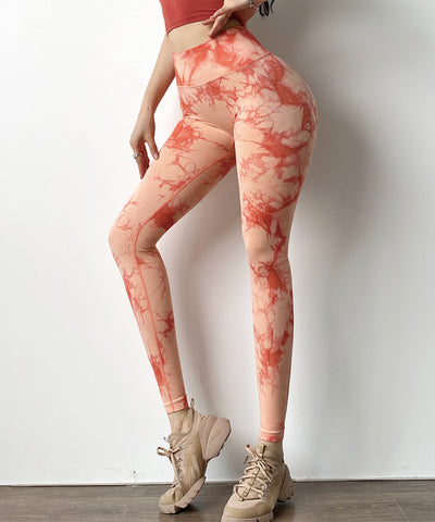 Leggings Deportivos Levantacaderas Cintura Alta Jacquard Yoga - Image 14