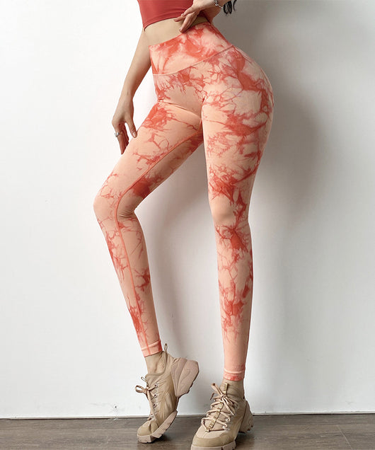 Leggings Deportivos Levantacaderas Cintura Alta Jacquard Yoga - Image 14