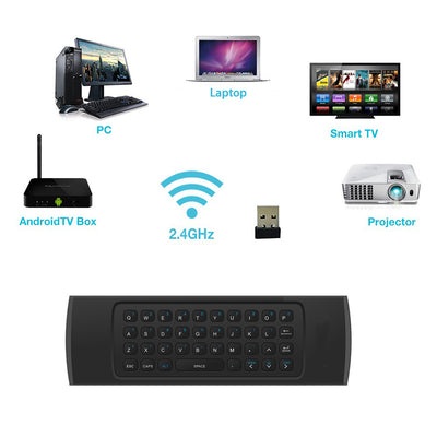 Control Remoto Air Mouse con Teclado para Smart TV - Image 8
