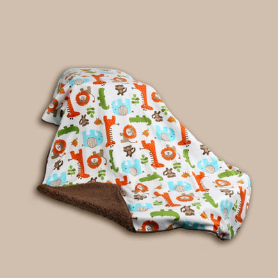Manta de Franela Coral Doble Capa para Bebé - Image 22