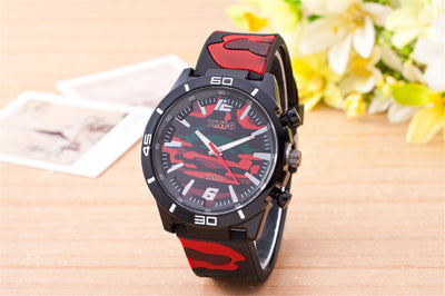 Reloj de Cuarzo Camuflaje con Correa de Silicona - Image 2