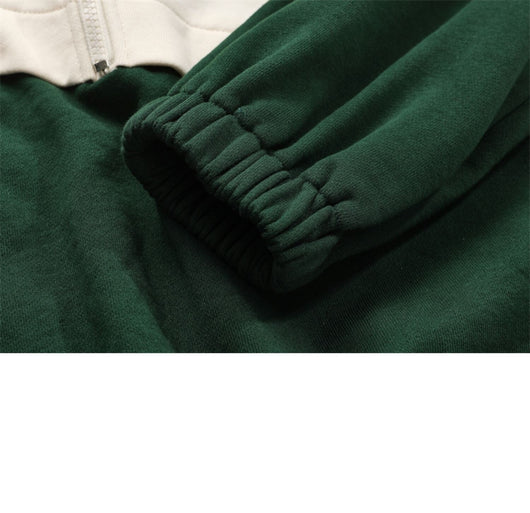 Suéter Mujer Cuello Alto Cremallera Media Combinado - Image 11