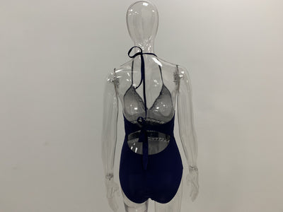 Traje de Baño Enterizo con Detalle de Malla - Image 47