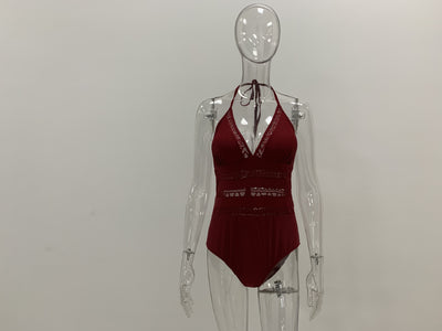 Traje de Baño Enterizo con Detalle de Malla - Image 51