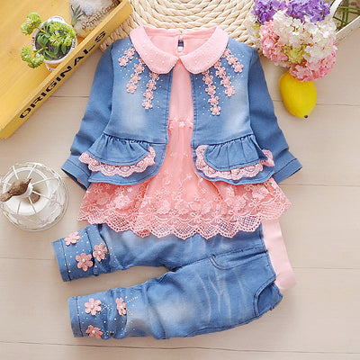 Conjunto Denim Primavera para Niñas - Image 7