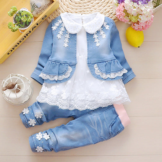 Conjunto Denim Primavera para Niñas - Image 10