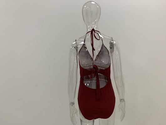 Traje de Baño Enterizo con Detalle de Malla - Image 54