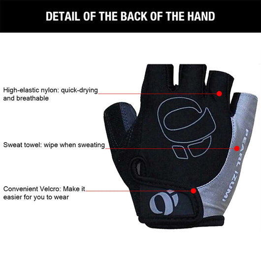 Guantes Ciclismo Medio Dedo Transpirables con Amortiguación - Image 18