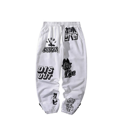 Pantalones Estampados Estilo Japonés Fondo Blanco - Image 9