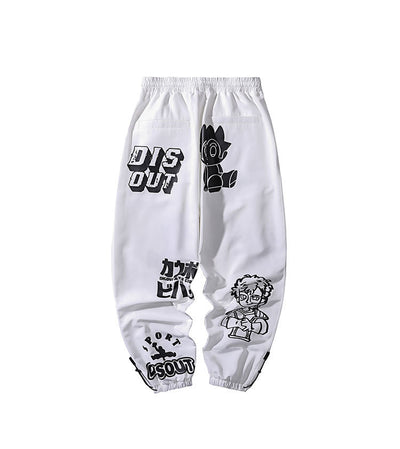 Pantalones Estampados Estilo Japonés Fondo Blanco - Image 10