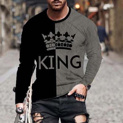 Camiseta Manga Larga Talla Grande Hombre Impresión 3D Digital - Image 10