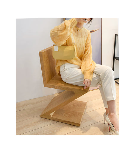 Suéter Tejido Fino Oversized Cuello Redondo Calado - Image 12