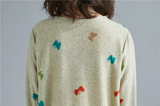 Blusa Casual Estampada Talla Grande para Mujer - Cuello Redondo - Image 15
