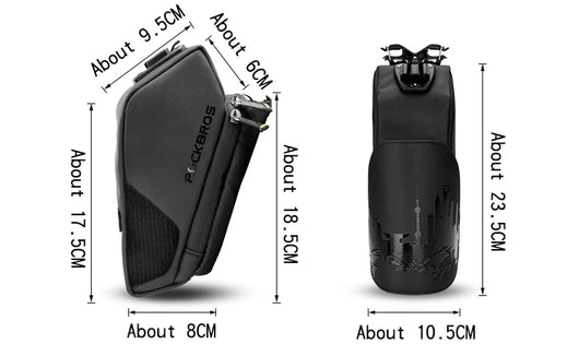 Bolsa de Asiento Trasero Plegable para Motocicleta y Bicicleta - Image 9