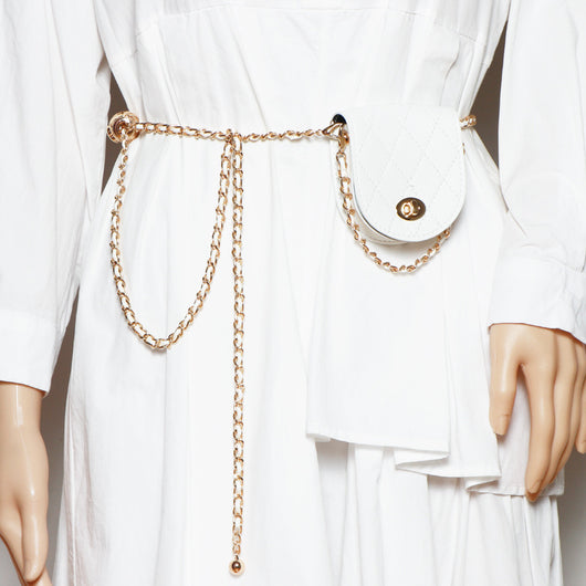 Bolsa Cintura Decorativa con Cadena Crossbody - Image 12