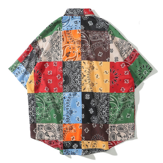 Camisa Hawaiana Holgada de Estilo Urbano Hip Hop - Diseño Casual Japonés para Hombre - Image 8
