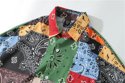 Camisa Hawaiana Holgada de Estilo Urbano Hip Hop - Diseño Casual Japonés para Hombre - Image 9