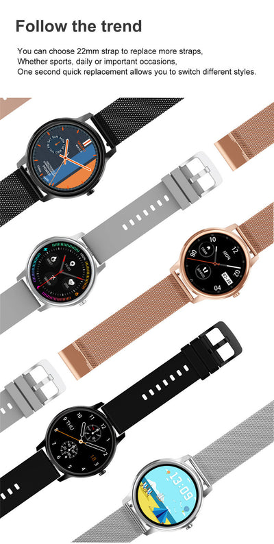 Pulsera Inteligente Deportiva con Monitor de Frecuencia Cardíaca y Sueño IP67 - Image 16