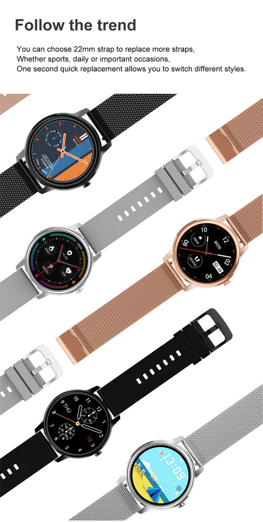 Pulsera Inteligente Deportiva con Monitor de Frecuencia Cardíaca y Sueño IP67 - Image 16