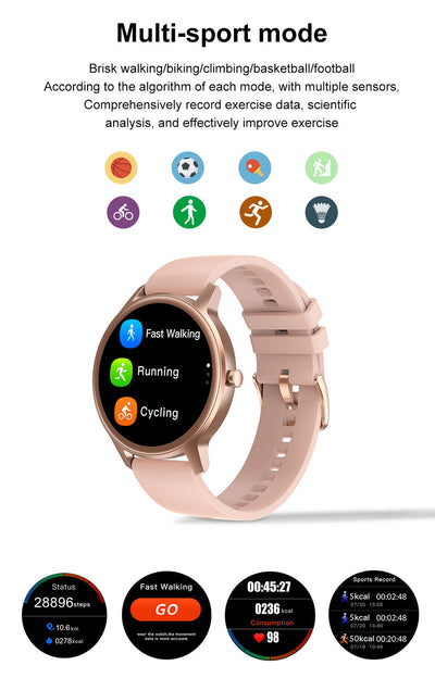 Pulsera Inteligente Deportiva con Monitor de Frecuencia Cardíaca y Sueño IP67 - Image 22
