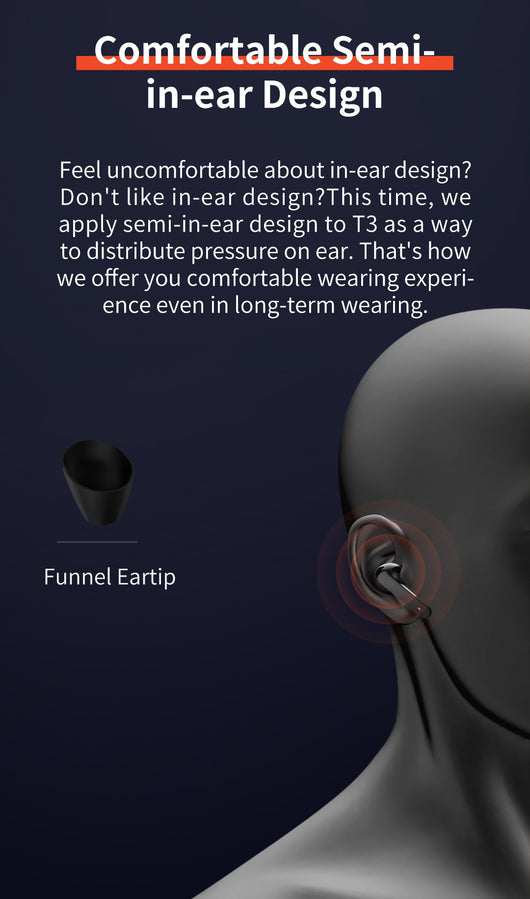 Auriculares Bluetooth QCY T3 - Audio Premium Inalámbrico - Image 8