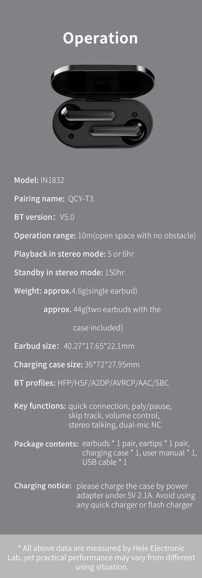 Auriculares Bluetooth QCY T3 - Audio Premium Inalámbrico - Image 20