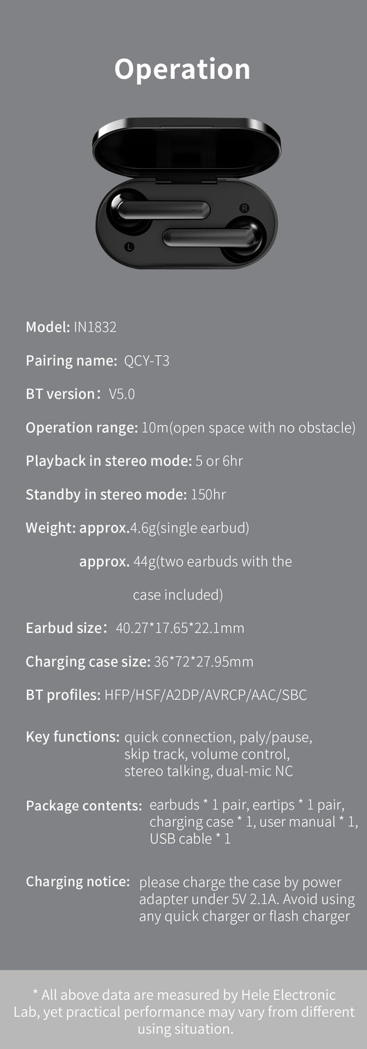 Auriculares Bluetooth QCY T3 - Audio Premium Inalámbrico - Image 20