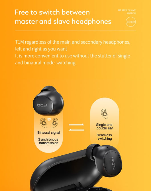 Audífonos Inalámbricos Invisibles QCY T4 - Mini Auriculares In-Ear - Image 23