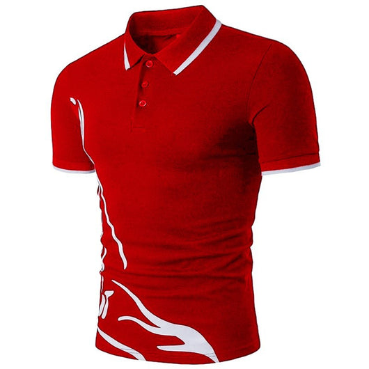 Playera Casual para Hombre con Estampado y Cuello Solapa - Image 15