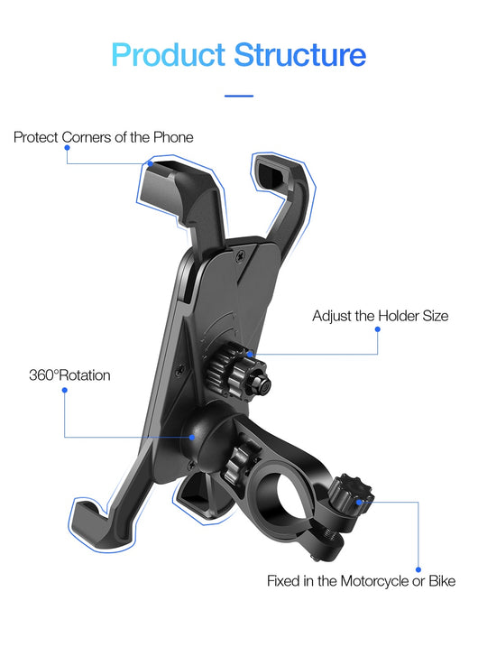 Soporte Universal para Celular en Bicicleta con Navegación GPS - Image 8