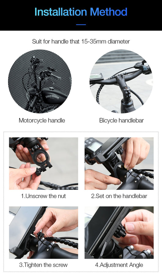 Soporte Universal para Celular en Bicicleta con Navegación GPS - Image 12