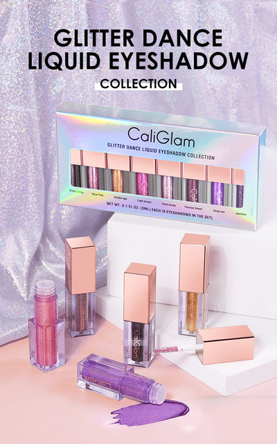 Set de 8 Sombras Líquidas Perladas Multicolor con Brillo para Ojos - Image 6