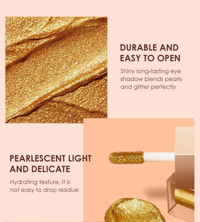 Set de 8 Sombras Líquidas Perladas Multicolor con Brillo para Ojos - Image 9