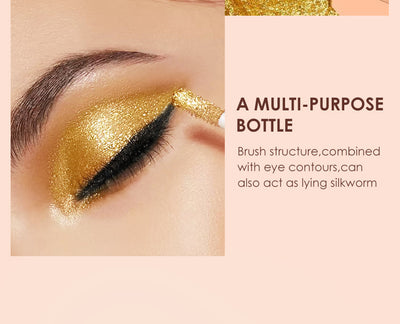 Set de 8 Sombras Líquidas Perladas Multicolor con Brillo para Ojos - Image 10