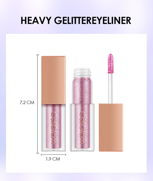 Set de 8 Sombras Líquidas Perladas Multicolor con Brillo para Ojos - Image 15