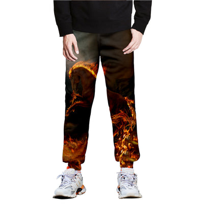 Pantalones Deportivos con Estampado 3D Full-Frame de Caballo - Image 13