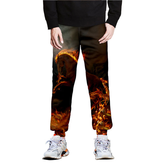 Pantalones Deportivos con Estampado 3D Full-Frame de Caballo - Image 13
