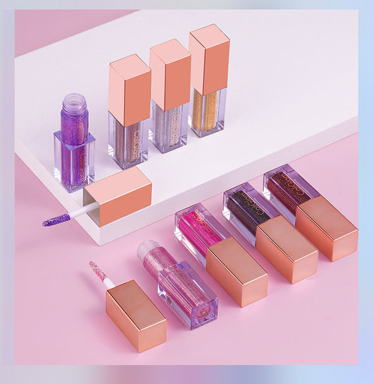 Set de 8 Sombras Líquidas Perladas Multicolor con Brillo para Ojos - Image 18